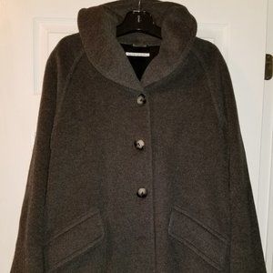 grey 3/4 coat